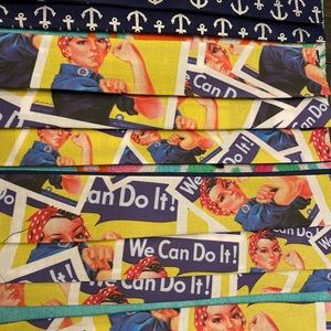 Masks Rosie the Riveter (made to order)